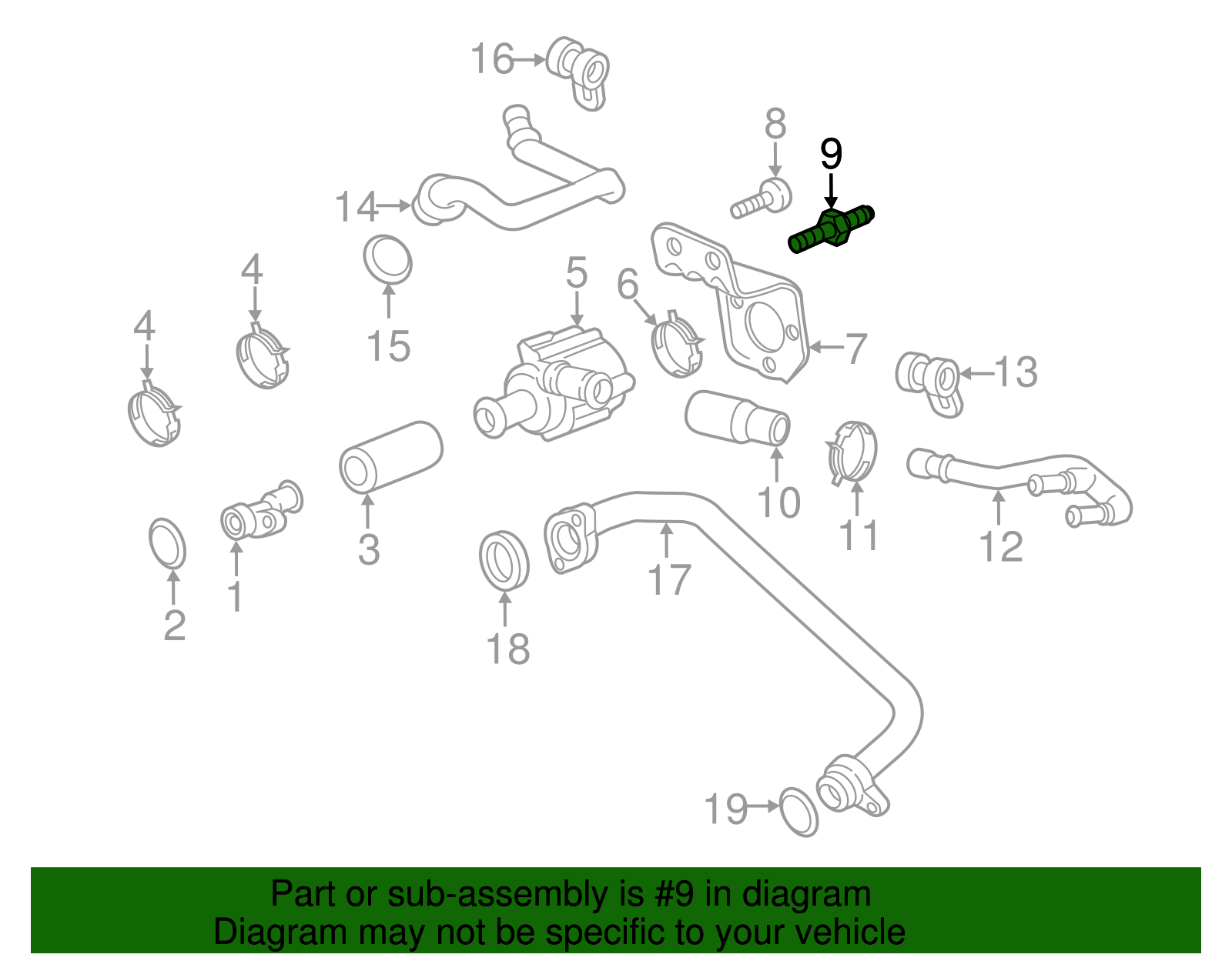 Support Stud - Porsche (N-910-448-01)