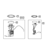 68656935AA - Fuel and Accelerator Pedal: Fuel Pump/level Unit Module Kit for Jeep: Cherokee Image