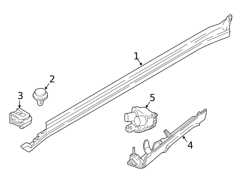 Exterior Trim - Pillars for 2022 BMW X3 #1