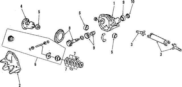 25824250 - Universals &amp; Rear Axle: Side Differential Bearing for GM Image