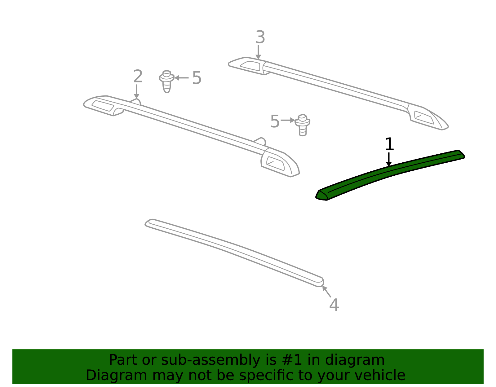 10333194 - Cross Rail IPI Parts