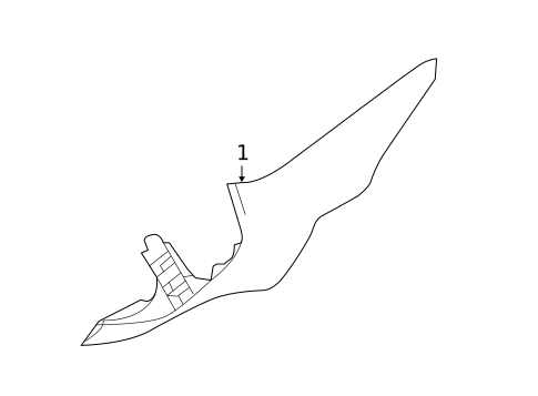 Interior Trim - Quarter Panels for 2021 Nissan Versa #0