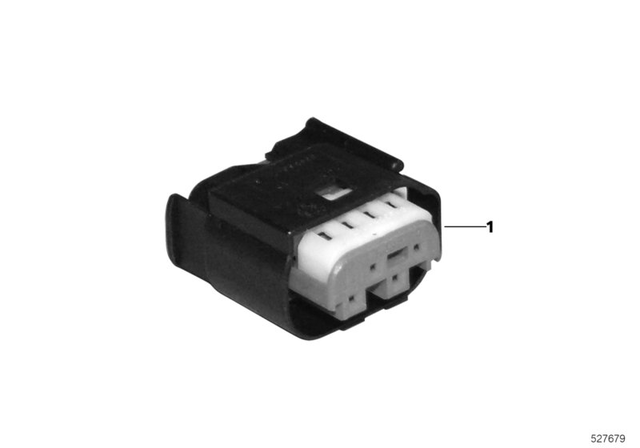 61138365356 - Lights: Universal Socket Housing Uncoded - 4 Pol for BMW-Motorrad Image