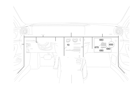 Cockpit Cable Harness for 2021 Mercedes-Benz AMG GT 63 #0
