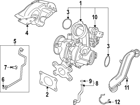 Turbo Charger for 2024 Volkswagen Jetta #0