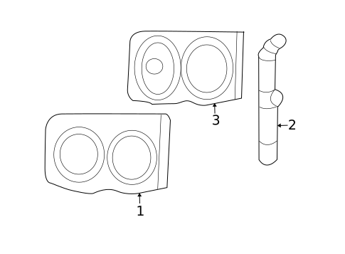 Headlamp Components for 2007 Dodge Ram 1500 #0