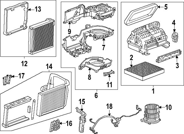 87846569 - HVAC: Heater Core for Acura Image