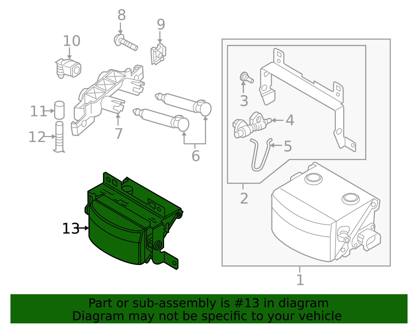 2021-2026 Audi Cruise Control Distance Sensor Cover 4K8-907-636 | OEM ...