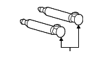 4K8955185B - Body: Nozzle for Audi Image