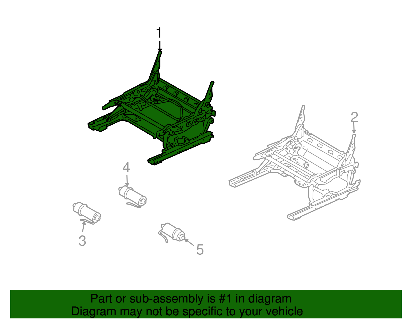 Seat Track - BMW (52-10-7-053-948)