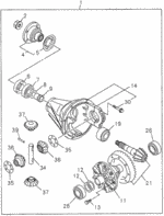 8971616480 - Chassis: OIL SEAL, FINAL PINION for Honda Image