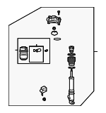 95535802002 - : Shock Assembly for Porsche: Cayenne Image