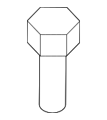 N10127707 - Suspension: Shock Mount Bolt for Porsche: Cayenne Image
