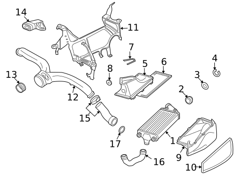 Intercooler for 2007 Porsche 911 #0