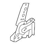 894001JB2D - Body: Hinge for Nissan Image