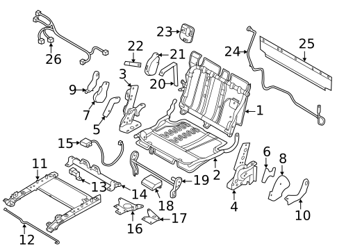 Third Row Seats for 2014 Nissan Quest #0