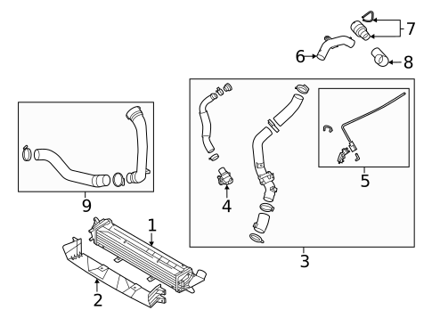 Intercooler for 2021 Hyundai Elantra #0