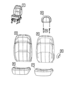 68235395AA - : Seat Cushion Foam for Mopar Image