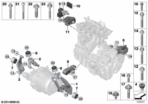 Engine Suspension for 2014 BMW i8 #0
