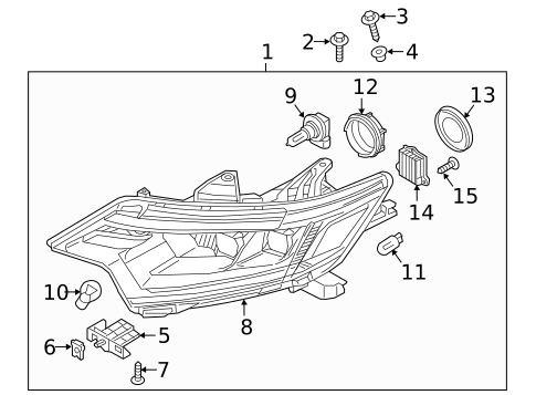 Bulbs - Chassis for 2018 Mitsubishi Outlander #2