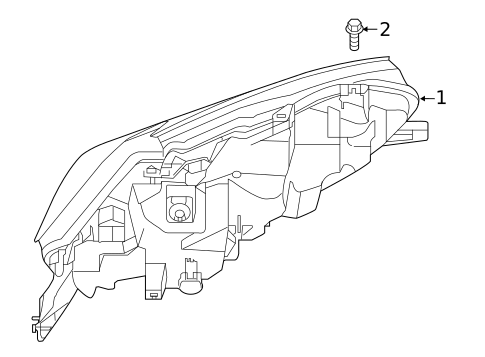 Headlamp Components for 2021 Nissan Maxima #0