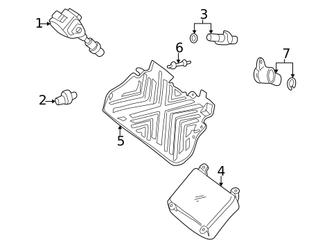 Ignition System for 2003 Honda Insight #0