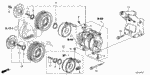 38773PJ7003 - Body/Air Conditioning: CLIP, WIRE HARNESS for Honda Image
