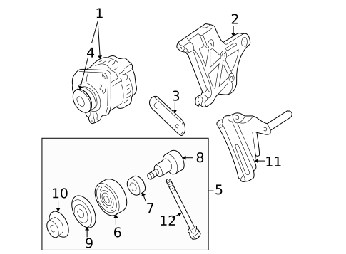 Alternator for 1997 INFINITI QX4 #0