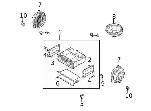 Sound System for 2001 Kia Rio #0