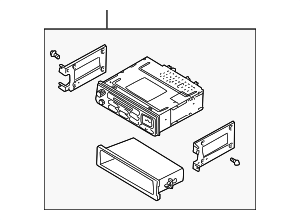 1K30G66860 - : Radio for Kia: Rio Image