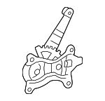 6980322200 - : Window Regulator for Lexus: CT200h, GS300, GS350, GS430, GS450h, GS460, HS250h, IS F, IS250, IS350 Image