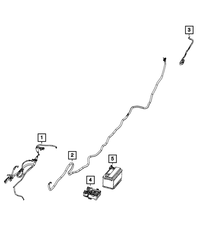 68482704AC - : Battery Wiring for Mopar Image