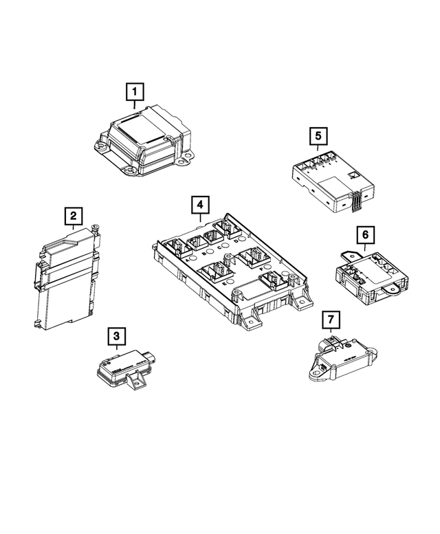 68465834AA - Electrical: Seat Memory Module for Mopar Image