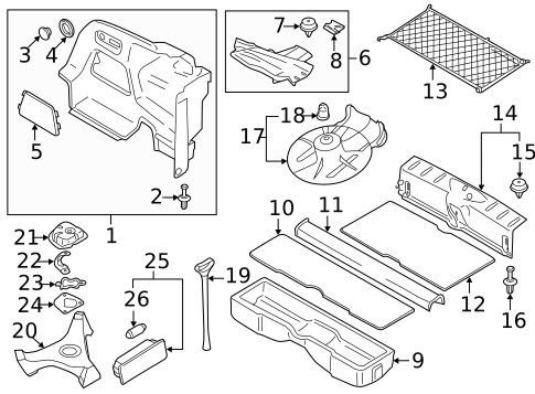 Interior Trim - Rear Body for 2013 Mini Cooper #0