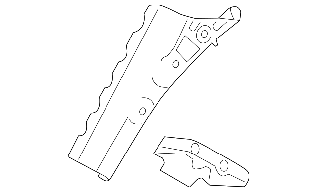 2015-2022 GM Lower Support - Driver's Side (LH) 23217549 | TascaParts.com