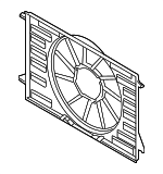 8W0121207B - Belts &amp; Cooling: Engine Cooling Fan Shroud for Audi Image