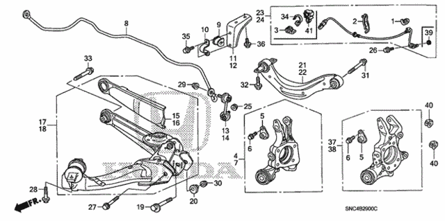 Rear Lower Arm for 2006 Honda Civic #0