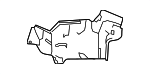 53692T2BA00 - Steering: Heat Shield for Acura Image