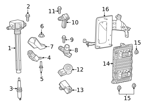 Ignition System for 2019 Ram ProMaster City #0