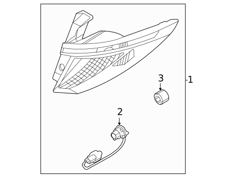 Tail Lamps for 2022 Hyundai Tucson #1