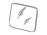 723845331E - Body: Side Panel Glass for Volkswagen Image