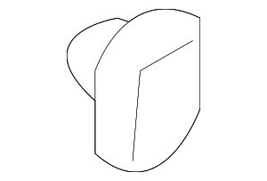 H0895R8000 - Body: Door Shell Hole Cover for Infiniti Image