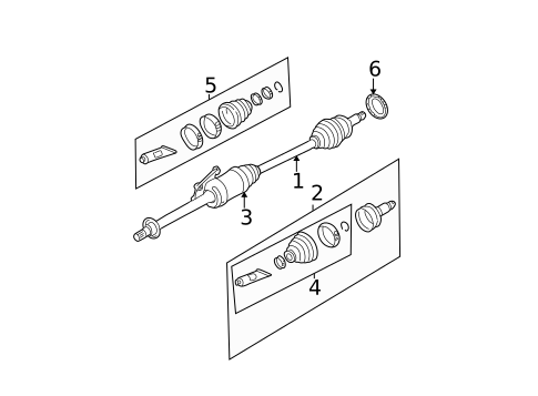 Drive Axles for 2005 Mini Cooper #0