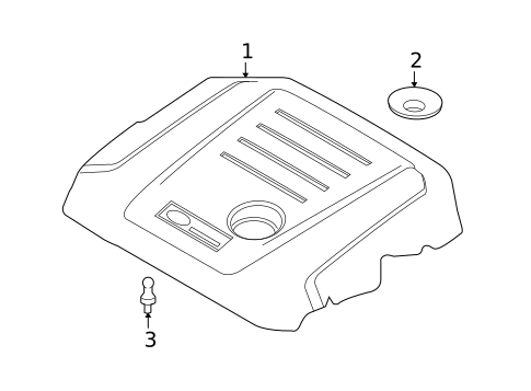 Engine Appearance Cover for 2018 Land Rover Range Rover Velar #0