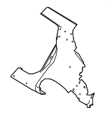 G81125SA0A - Body: Quarter Panel for Nissan: LEAF Image