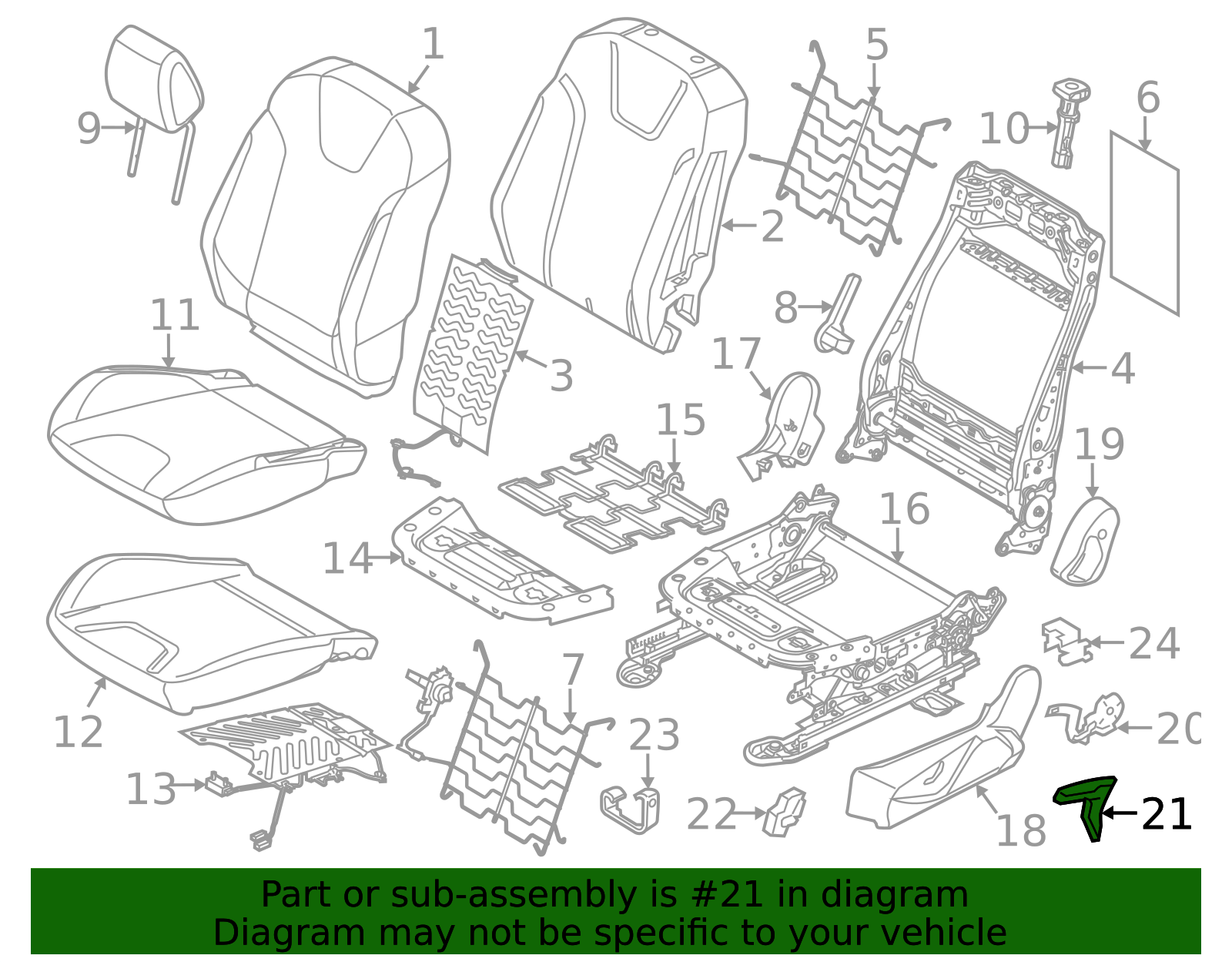 dm5z5862578ab - Ford Seat Back Recliner Adjustment Handle | Levittown Ford