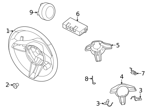 Air Bag System for 2023 Porsche Taycan #0