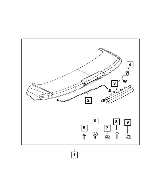 6511723AA - Exterior Ornamentation: Hex Head Screw for Mopar Image