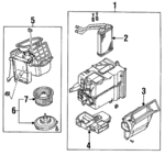 8710712410 - HVAC: Heater Core for Toyota: Corolla Image