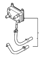 254N0GI000 - Cooling System: Oil Cooler for Kia Image